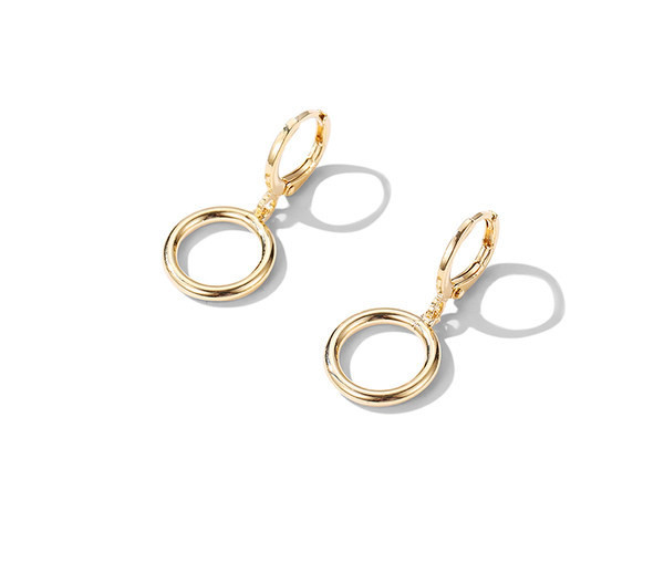 Γυναικεία σκουλαρίκια 6 τεμαχίων σε σετ σε χρυσό χρώμα