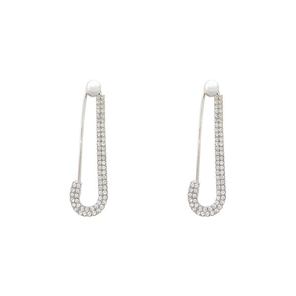 Дамски обеци игли с декоративни камъни