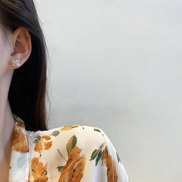 Ženske moderne naušnice s kamenčićima