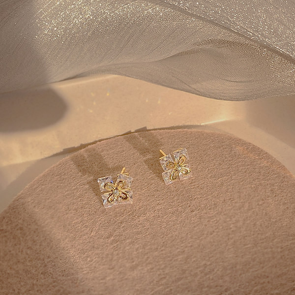 Ženske moderne naušnice s kamenčićima