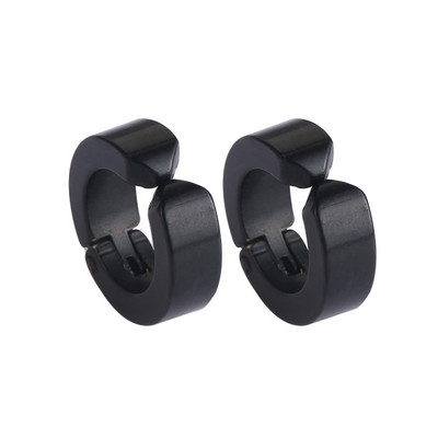 Γυναικεία σκουλαρίκια σε ασημί και μαύρο χρώμα