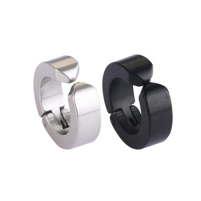 Γυναικεία σκουλαρίκια σε ασημί και μαύρο χρώμα