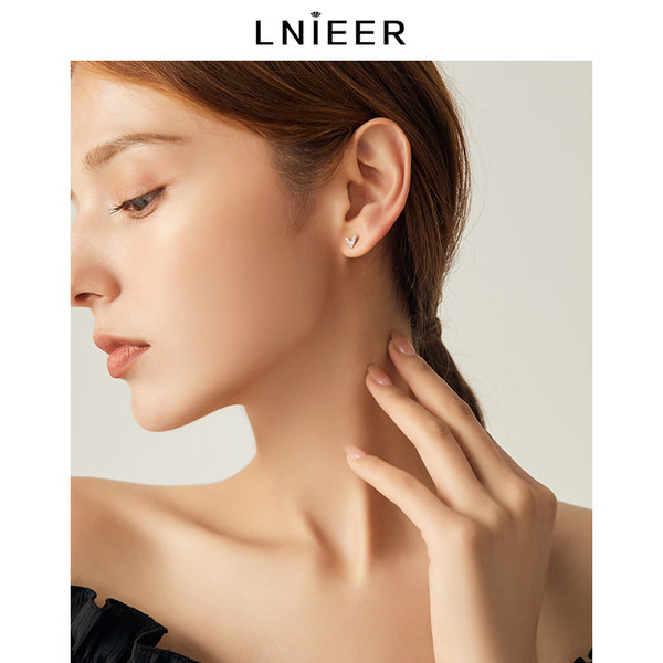 Дамски обици с камъни - два цвята