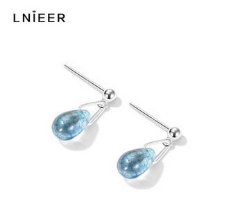 Νέο μοντέλο γυναικείων σκουλαρίκια - με χρωματιστές πέτρες