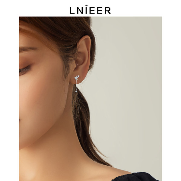 Ženske viseće naušnice s kamenčićima