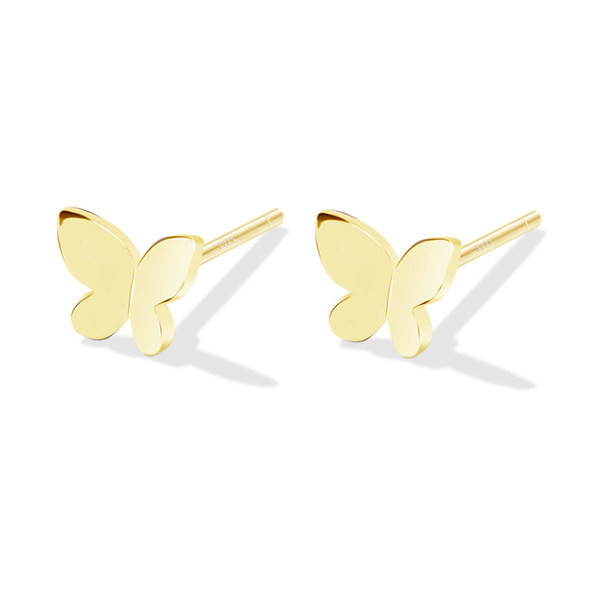 Ženske leptir naušnice u dvije boje