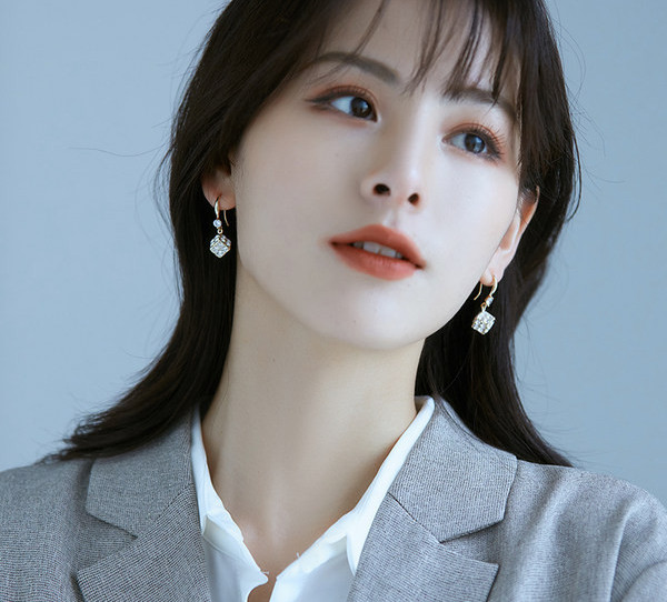 Дамски ежедневни висящи обеци с камъни 