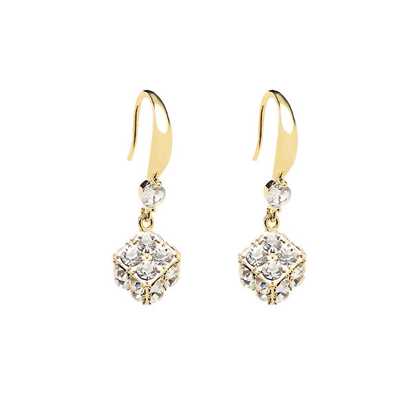 Дамски ежедневни висящи обеци с камъни 