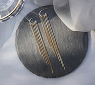 Moderne ženske duge naušnice s resicama