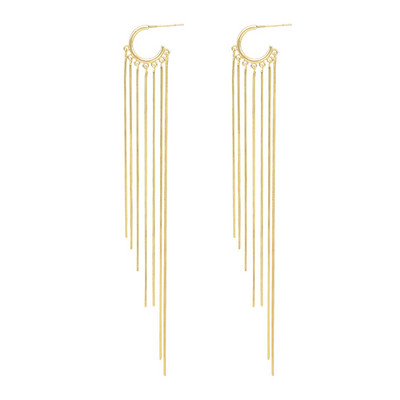 Moderne ženske duge naušnice s resicama