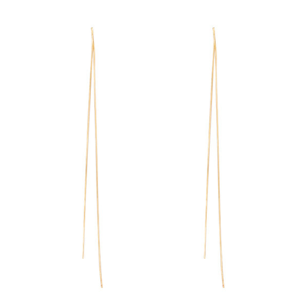 Ženske naušnice sa privjeskom u srebrnoj i zlatnoj boji