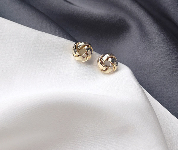 Дамски ежедневни метални кръгли обеци