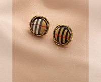 Дамски ретро обеци в златист цвят