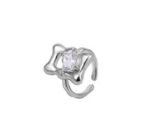 Σύγχρονο γυναικείο δαχτυλίδι με διακοσμητική πέτρα