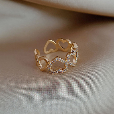 Γυναικείο δαχτυλίδι δύο μοντέλα με πέρλες και διακοσμητικές πέτρες