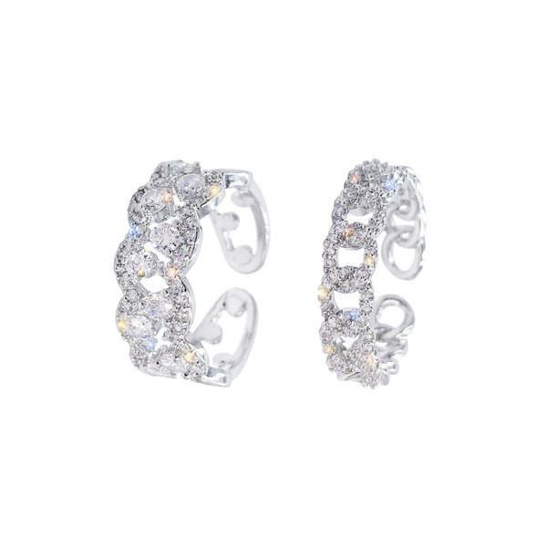 Ženski prsten dva modela sa ukrasnim kamenčićima