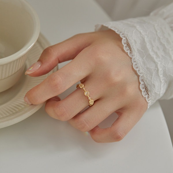 Γυναικεία σκουλαρίκια με μενταγιόν μύδι δίσκους με χρυσό χρώμα