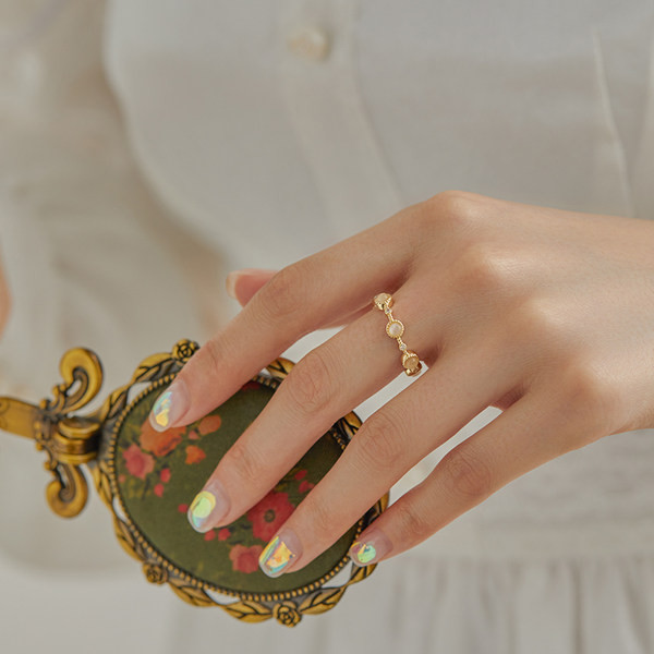 Γυναικεία σκουλαρίκια με μενταγιόν μύδι δίσκους με χρυσό χρώμα