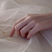 Νέο μοντέλο γυναικείο ατσάλινο δαχτυλίδι δύο τεμαχίων