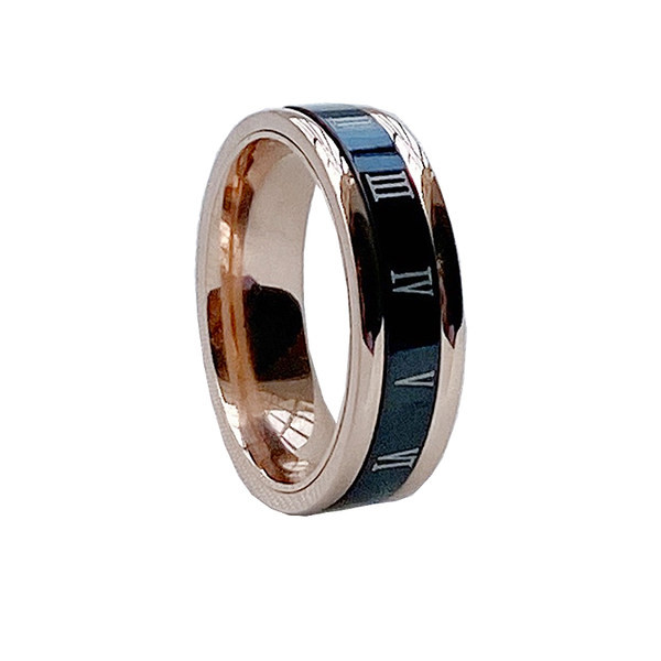 Ženski prsten crne boje