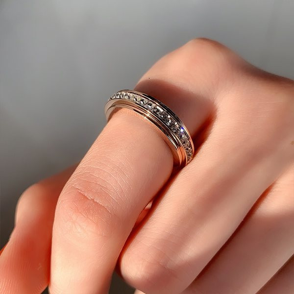 Inel tip inel de dama cu pietre