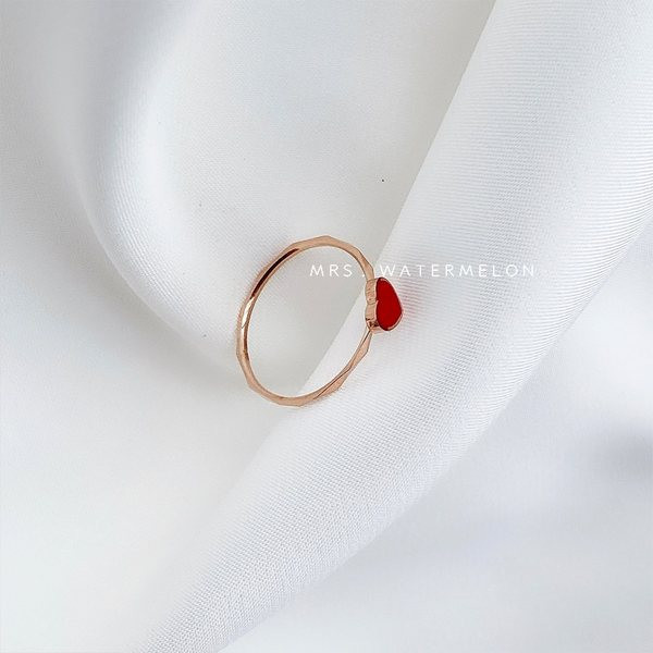 Svakodnevni ženski prsten s kamenom iz dva dijela