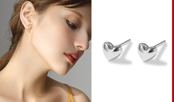 Дамски ежедневни обици във формата на сърце