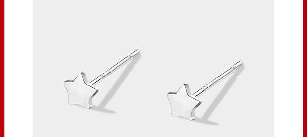 Дамски обеци във формата  на звезда