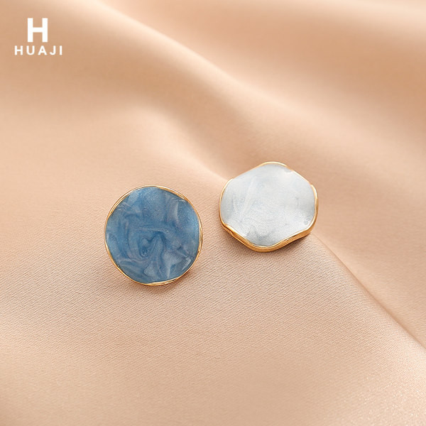 Дамски кръгли обеци в  два цвята