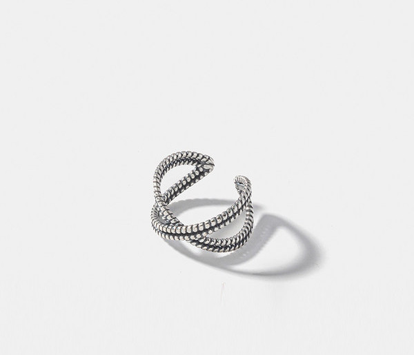 Podesivi ženski prsten u srebru