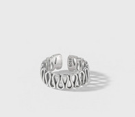 Ρυθμιζόμενο γυναικείο δαχτυλίδι σε ασήμι