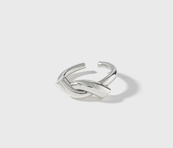 Λεπτό γυναικείο δαχτυλίδι, ρυθμιζόμενο σε ασήμι χρώμα