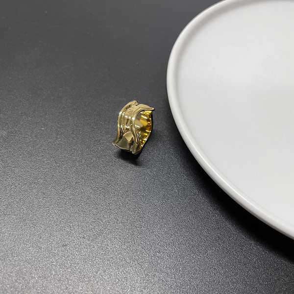 Inel de dama elegant model lat din otel