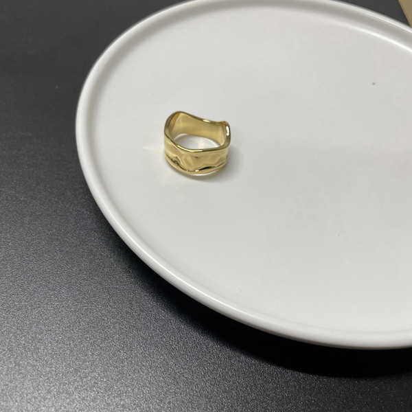 Inel de dama elegant model lat din otel