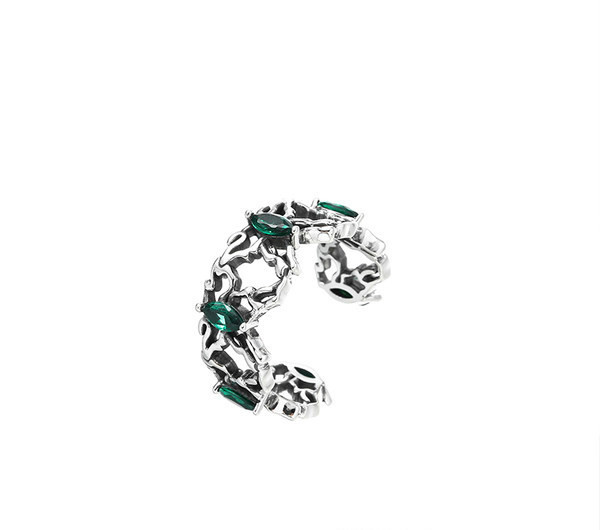 Γυναικείο δαχτυλίδι με χρωματιστές διακοσμητικές πέτρες