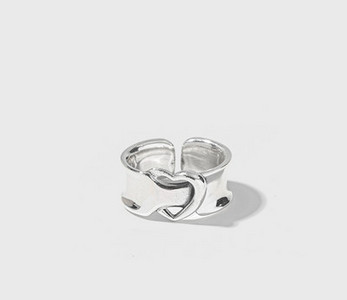 Inel de dama reglabil de culoare argintie