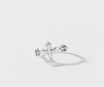 Γυναικείο ασημένιο δαχτυλίδι με διακόσμηση