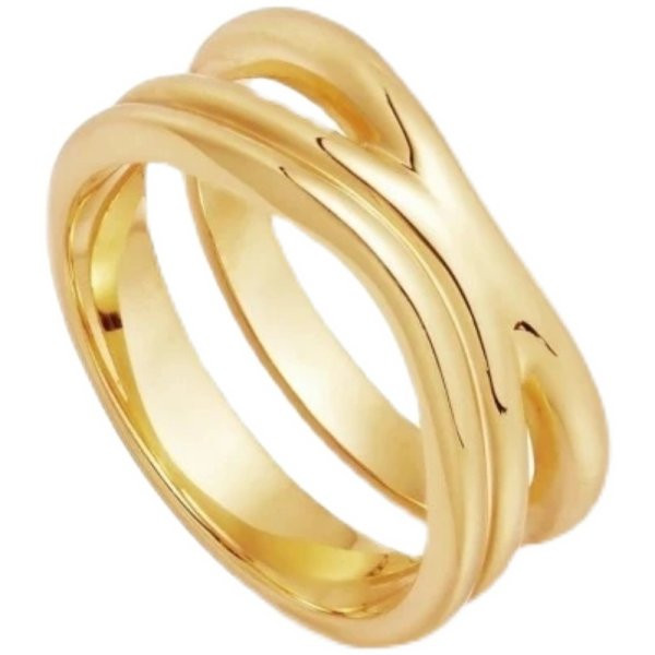 Ženski prsten u zlatnoj boji