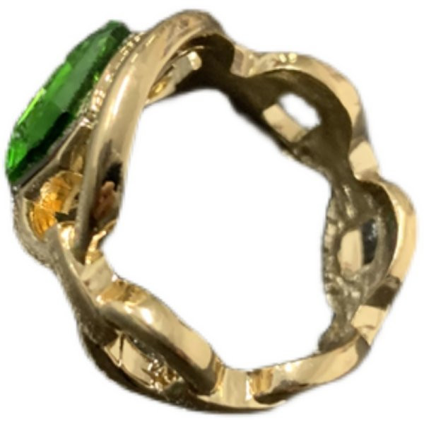 Γυναικείο δαχτυλίδι με πράσινη πέτρα