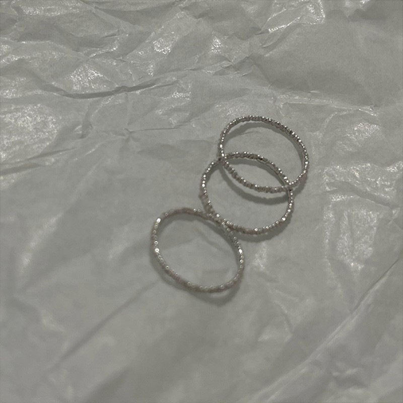 Γυναικείο σετ με τρία λεπτά γυναικεία δαχτυλίδια