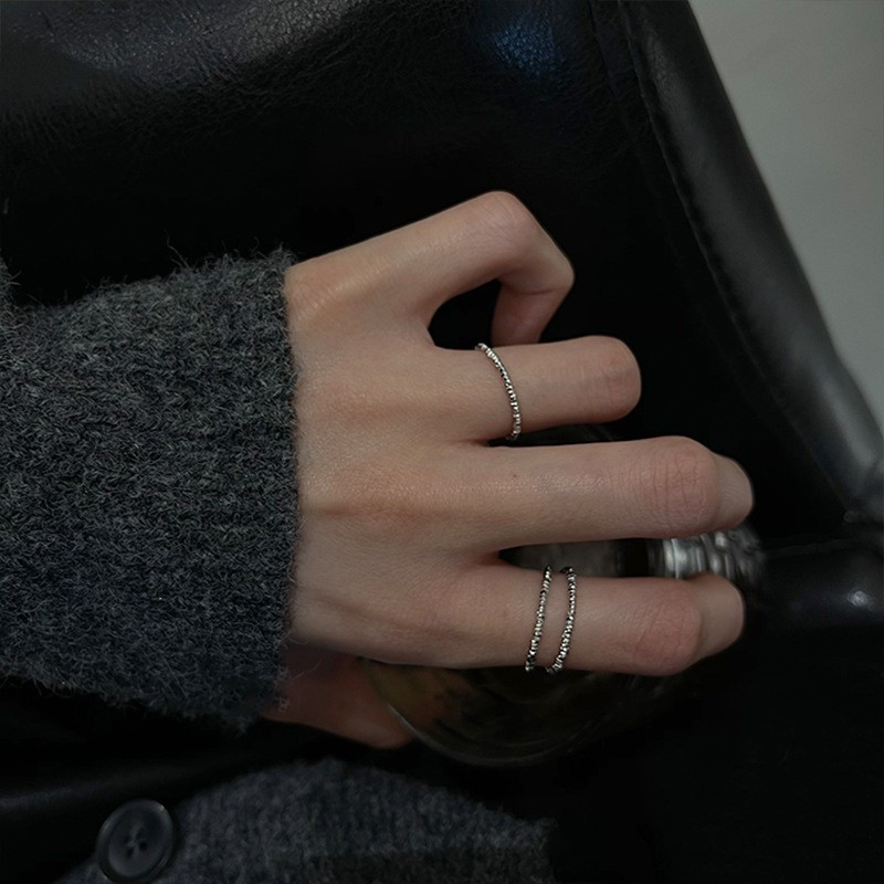 Γυναικείο σετ με τρία λεπτά γυναικεία δαχτυλίδια