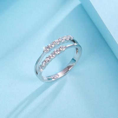 Γυναικείο δαχτυλίδι με πέτρες διακόσμηση