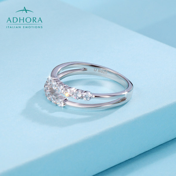 Γυναικείο δαχτυλίδι με πέτρες διακόσμηση