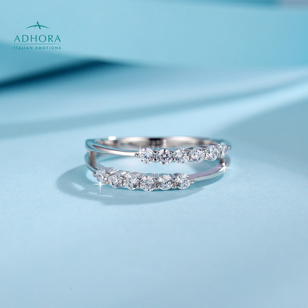 Γυναικείο δαχτυλίδι με πέτρες διακόσμηση