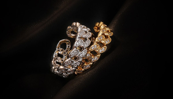 Νέο μοντέλο γυναικείο δαχτυλίδι σε χρυσό χρώμα