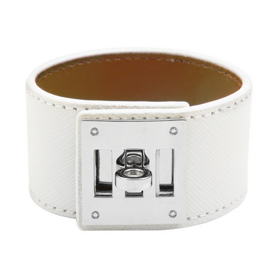 Μονόχρωμο γυναικείο βραχιόλι από οικολογικό δέρμα