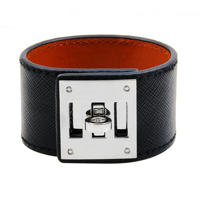 Μονόχρωμο γυναικείο βραχιόλι από οικολογικό δέρμα