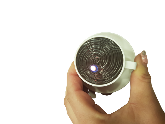 Lighter Ahelos, Cup of coffee, Gas, different colors