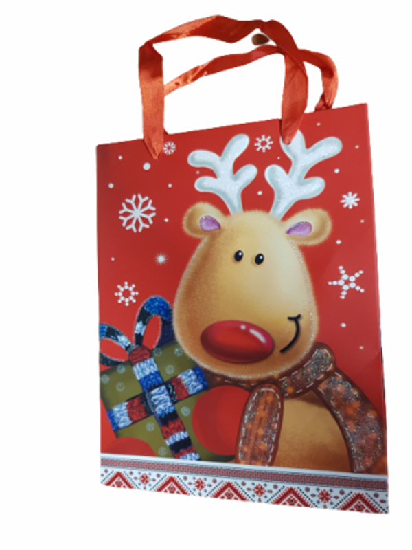 Коледна торбичка - 23х18х9 см,различни видове