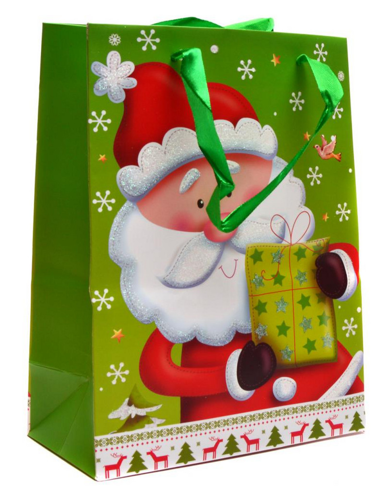 Коледна торбичка - 23х18х9 см,различни видове